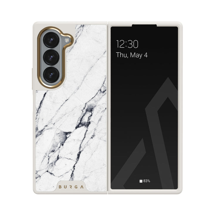 Satin White - Samsung Galaxy Z Fold 6 Etui