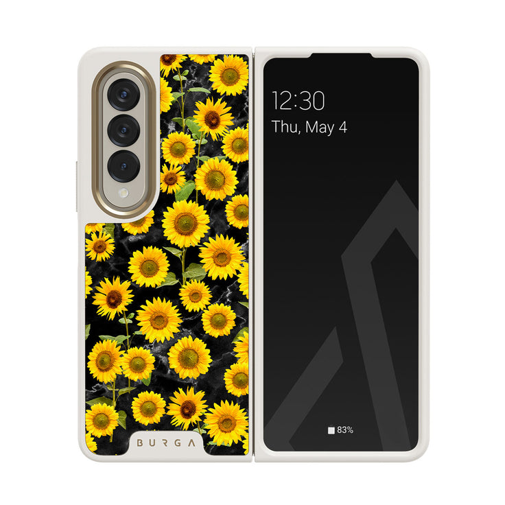 Sunflower Glimmer - Samsung Galaxy Z Fold 4 Etui