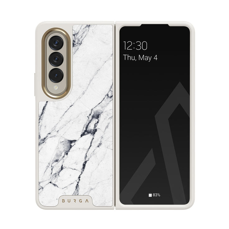 Satin White - Samsung Galaxy Z Fold 4 Etui