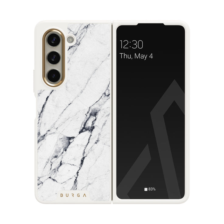 Satin White - Samsung Galaxy Z Fold 5 Etui