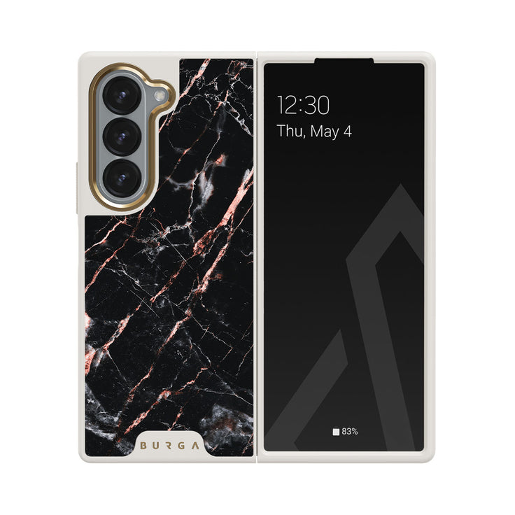 Rose Gold Marble - Samsung Galaxy Z Fold 6 Etui