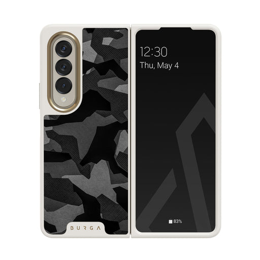 Night Black Camouflage - Samsung Galaxy Z Fold 4 Etui