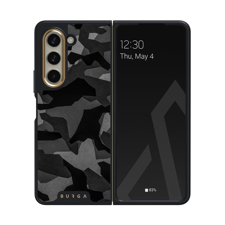 Night Black Camo - Samsung Galaxy Z Fold 5 Etui