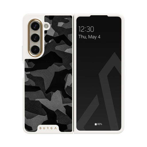 Night Black Camouflage - Samsung Galaxy Z Fold 5 Etui