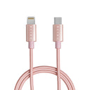 USB-C - Lightning / Różowe złoto