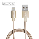 USB - Lightning / Złoty