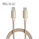 USB-C - Lightning / Złoty